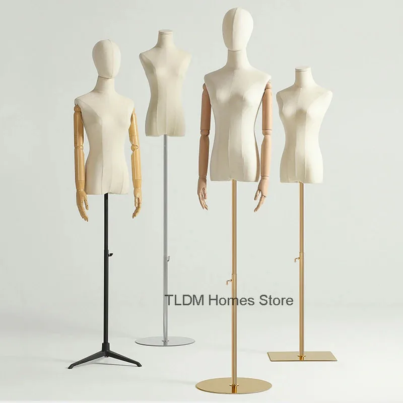 Женский полудлинный манекен для магазина женской одежды утолщенный реквизит