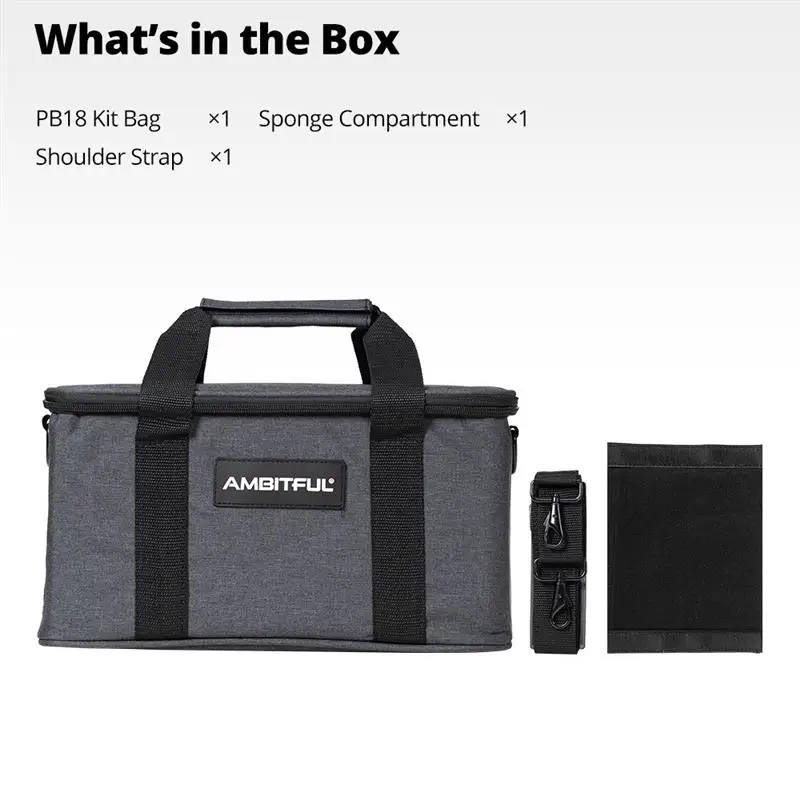 Наплечный ремешок Ambitful PB18 Портативная сумка для студийной фотосъемки фото-и