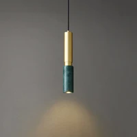 nordic marble hanging lamp for dinning table italian living room bedside pendant lamp white green luxury marble decorative light