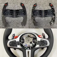 for bmw m3 m4 4 series g22 g80 g82 2021 2022 real carbon fiber steering wheel paddles shifter extension car style accessories