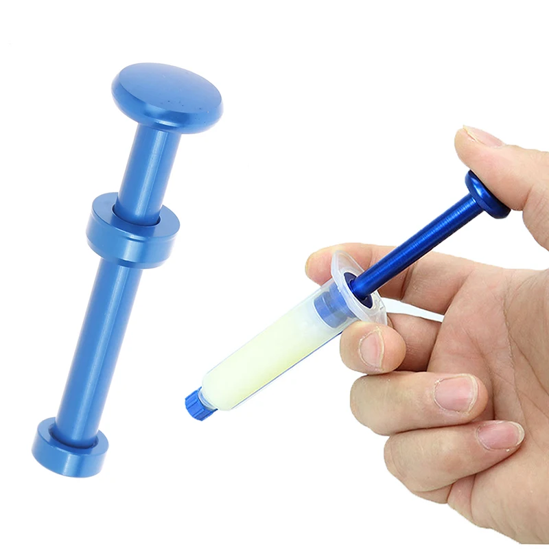 

Aluminum Alloy Propulsion Tool Tube Piston Solder Paste Flux Booster Manual Syringe Plunger Dispenser For Phone Repair