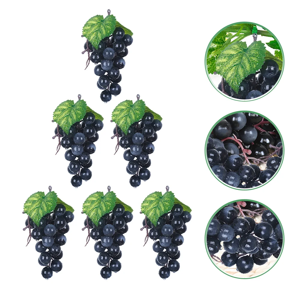 

Grapes Grape Fruit Fake Simulation Artificial Realistic Model Decor Props Photography Models Decorative Fruits Emulation