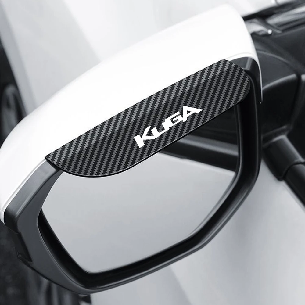 Автомобильное зеркало заднего вида козырек от дождя из углеродного волокна