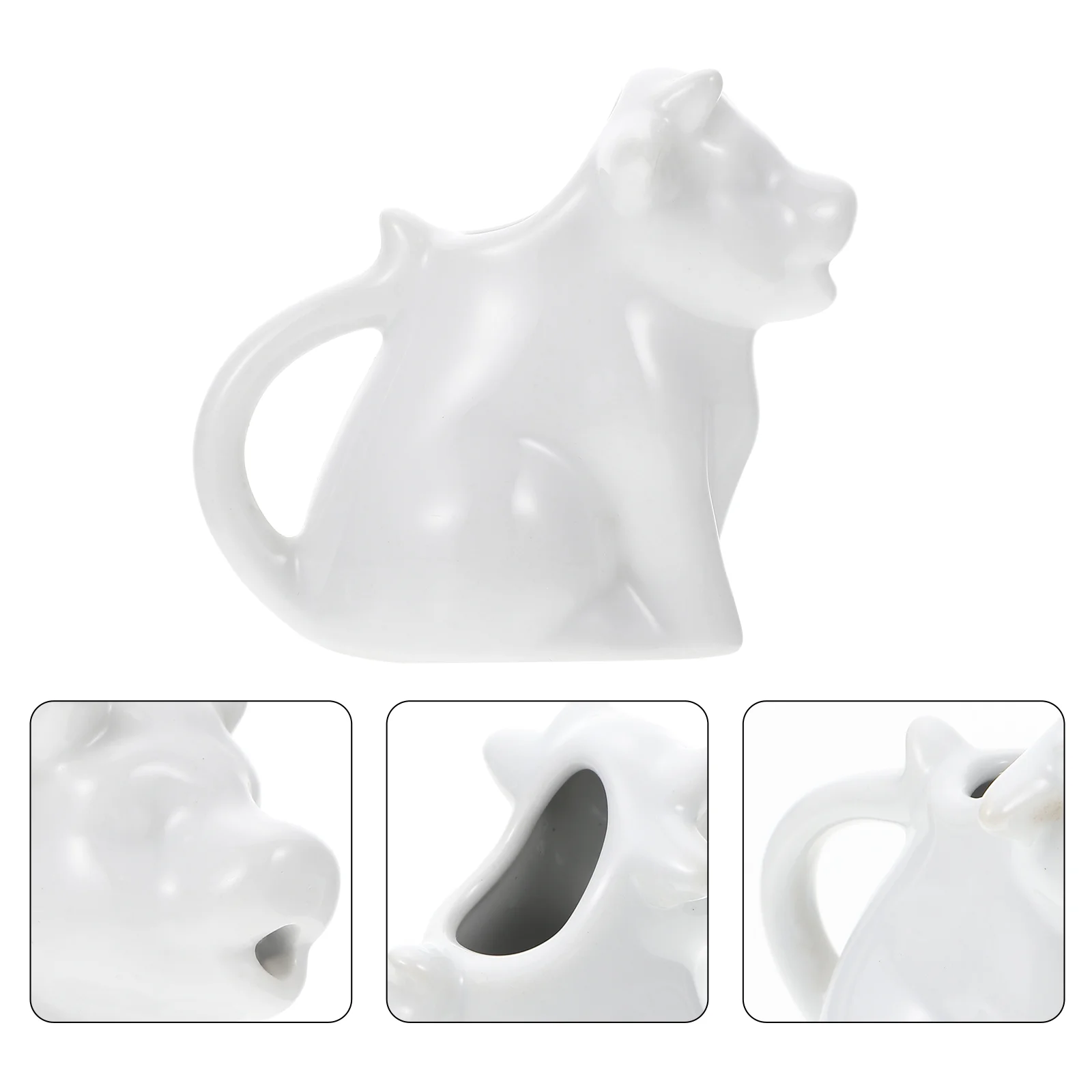 

Cow Water Pitcher Tea Pitcher Italian Espresso Cups Porcelain Cream Pitcher Soy Creamer Gravy Pourer Coffee Pot Ceramic Milk Jug