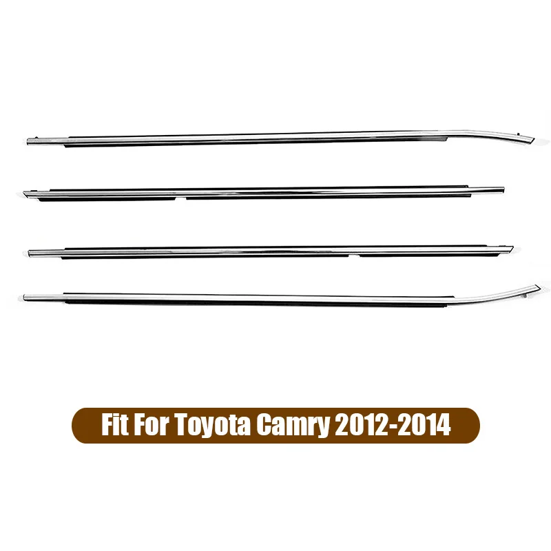 

4 шт./компл., уплотнители для окон и дверей, водонепроницаемые резиновые ленты для автоматической уплотнения, подходят для Toyota Camry 2006-2011/2012-2014