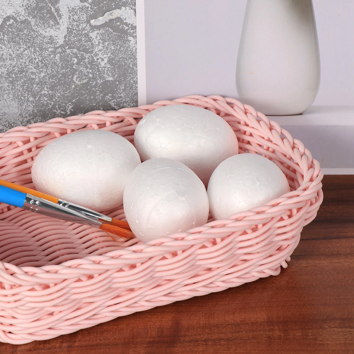 

Eggs Easter Egg Styrofoam Craft Diy White Polystyrene Crafts Painting Inch Smooth Fake Shapes Ornaments Kids Decor Toy