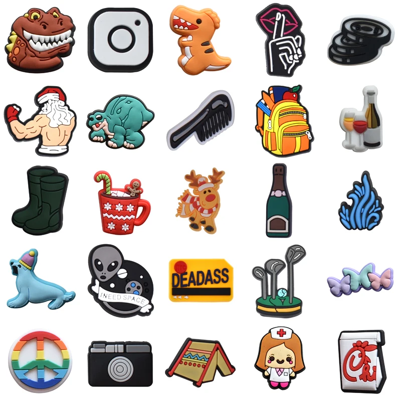 

Packs Decorations for Crocs Para Pins Kids Women Charm Shoe Charms Girl Shoes Accessories Boy Gifts Set Jeans Men Wholesale Bulk