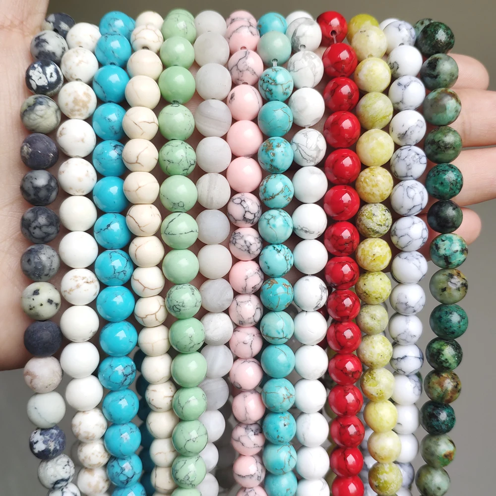 Рисунок 4 - Круглые бусины естественный голубой