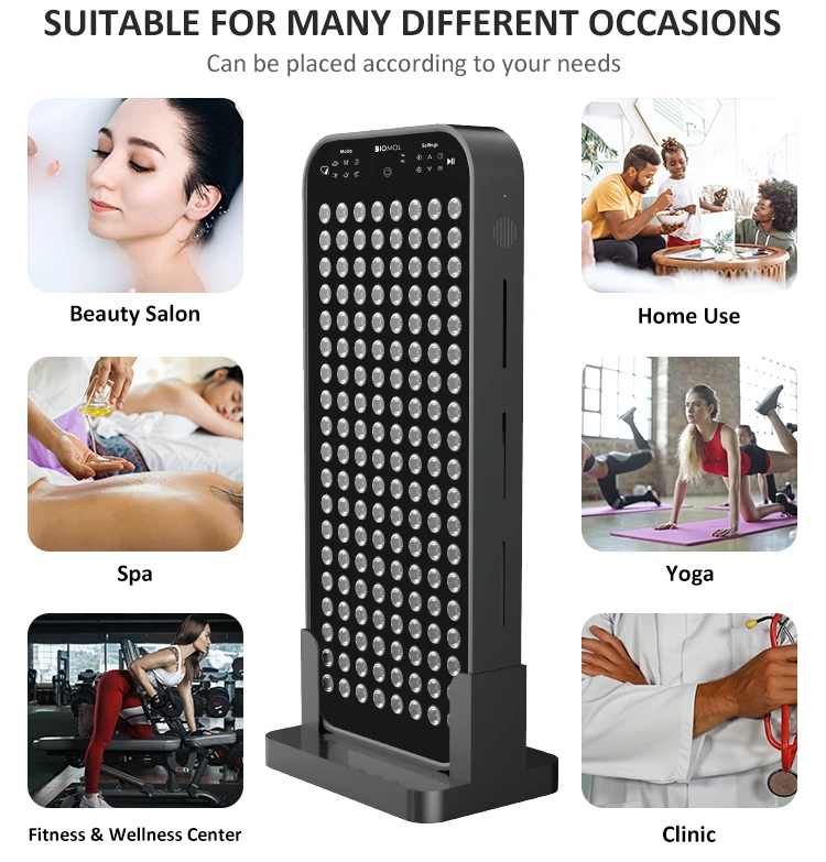 BioMol управление голосом регулируемая фотолампа красная фототерапия панель с 6