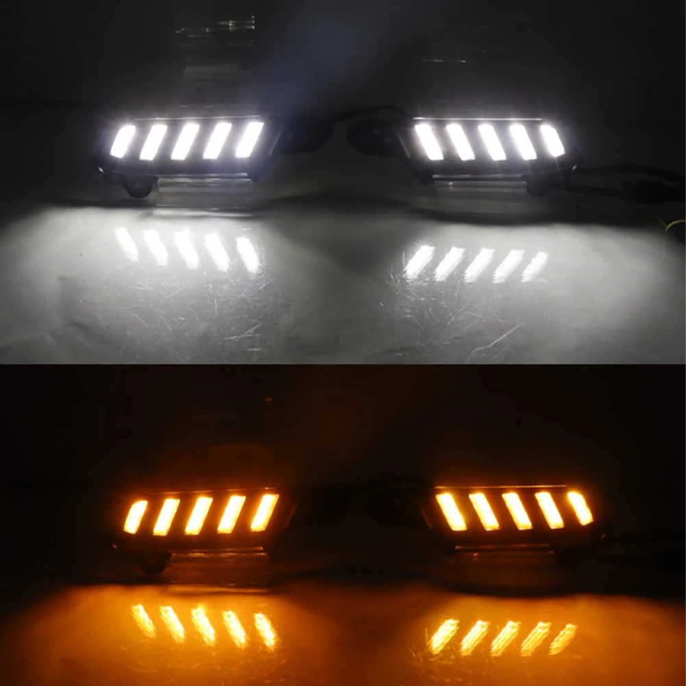 

Daytime Running Lights LED DRL Fog Lamp Bumper For Toyota 2012-2015 Driving Lamp Daytime Running Light Turn Signal Lamp Spares