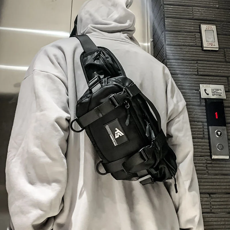 

Harajuku Techwear Oxford Sling Aesthetic Man Gothic Crossbody Bags Fanny Pack For Women Handbag Bolsas Feminina Shoulder Chest