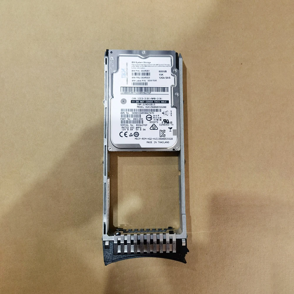 V7000 G2 00AR323 00AR391 600 ГБ 15K SAS 2 5 дюйма 12 для жесткого диска IBM