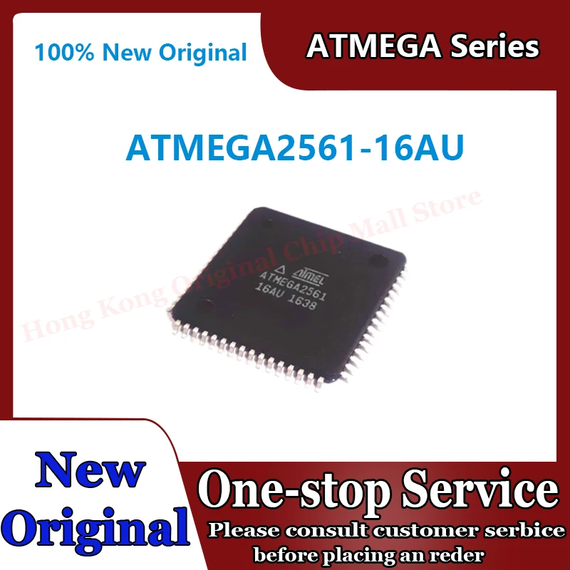 (1-10piece) ATMEGA2561-16AU ATMEGA2561 16AU ATMEGA IC MCU QFP-64 Chipset