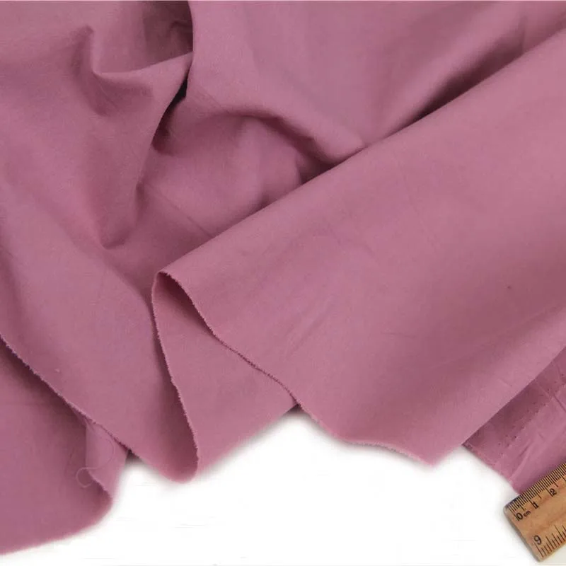 

Solid Aconite Violet Purple 100% Cotton Washed Poplin Fine Fabrics Tissue for Summer/Spring Dress Shirt Handwork Craft Decor