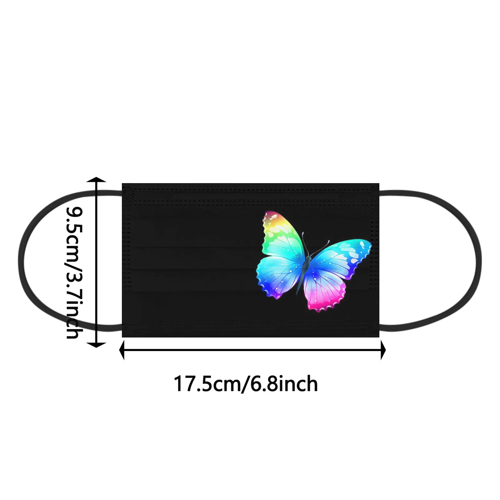 10 шт. одноразовая маска для лица с принтом звезд | Тематическая одежда и униформа