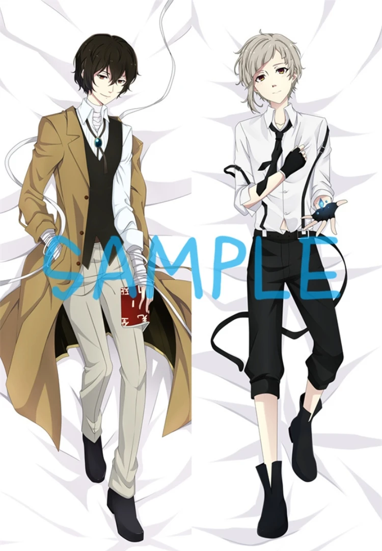 Аниме Dazai Osamu Косплей Мультфильмы Dakimakura Наволочка Обнимающее тело Опора
