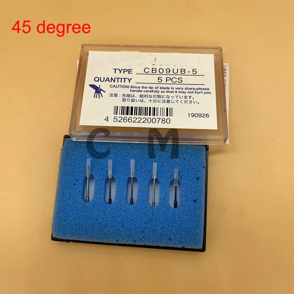 para Cb09ub5 Lâmina de Corte Faca para Graphtec Ce5000 Ce3000 Ce6000 Fc8600 Fc8000 Ce7000 Cortador Cb09u Faca Lâmina 30 45 60 Graus