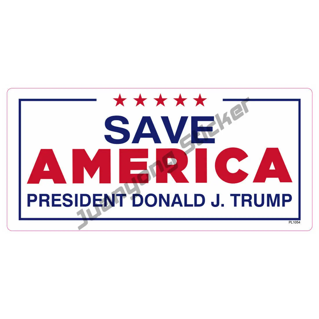 

Save America Donald Trump 2024 Sticker President Car Truck Camper Bumper Vinyl Decal Front Windshield Creative Refit Decor