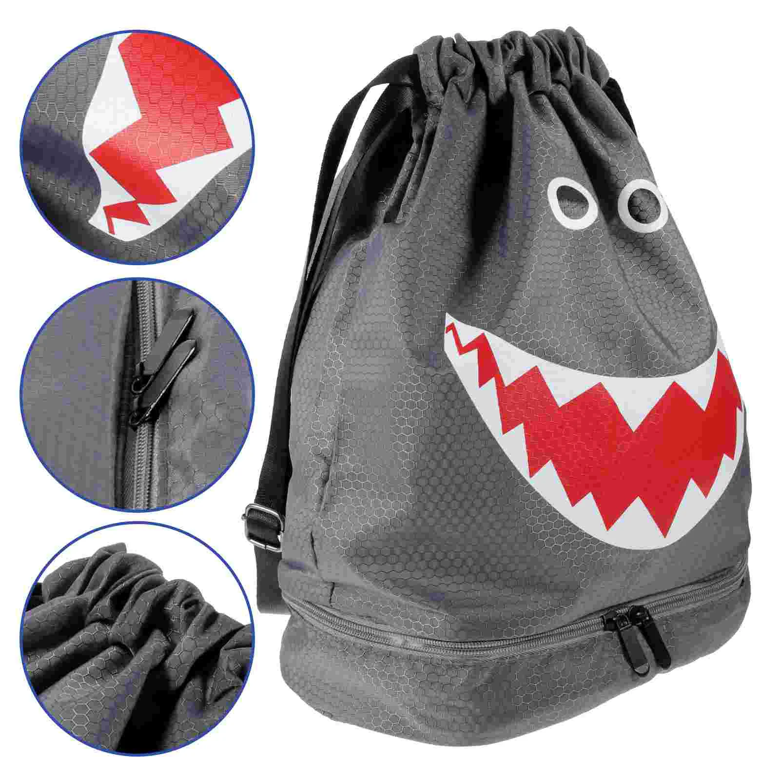 

Wet Dry Separation Package Gym Sack Waterproof Swim Bag Drawstring Backpack Oxford Cloth Bags Separated Miss