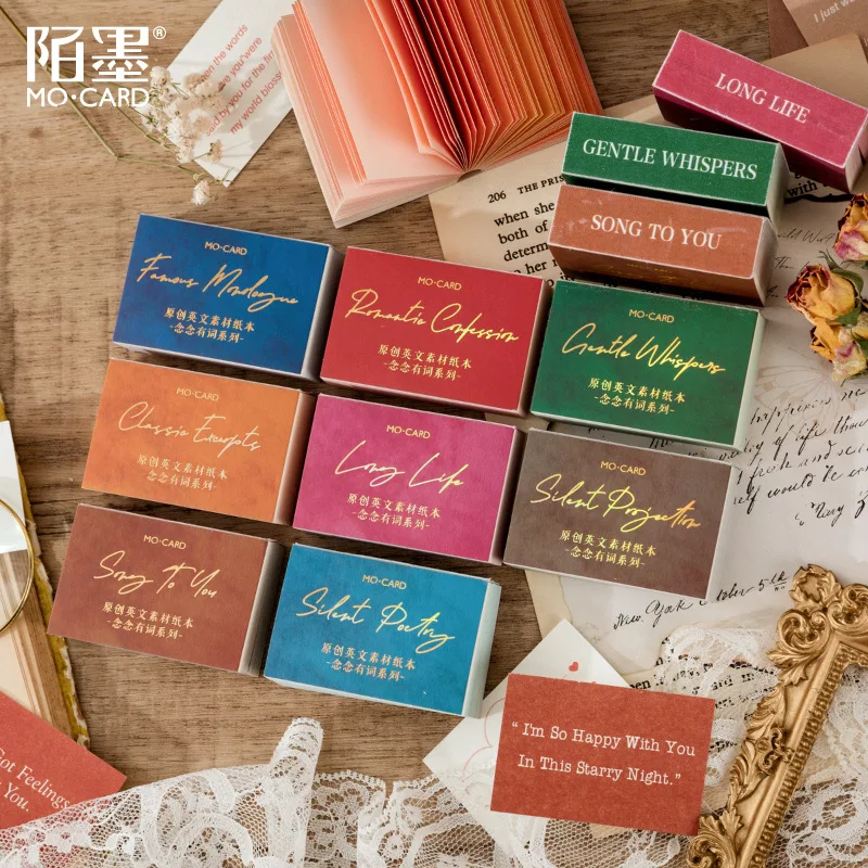 

100 шт./партия, бумажные блокноты для записей