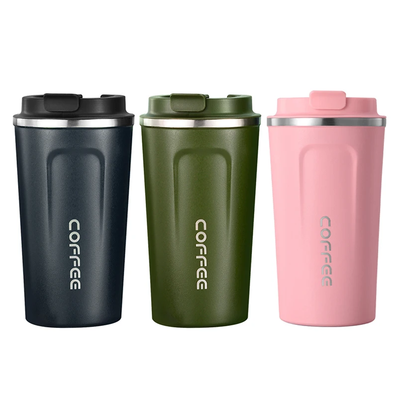 

380ml High Quality 2020 Double Wall Stainless Steel Vacuum Hydro Flasks Thermo Cup Coffee Tea Milk Travel Mug Thermol Bottle