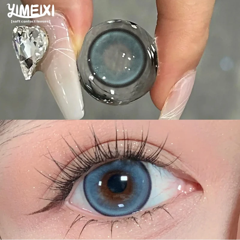 

YIMEIXI 5 Pairs Nature Contacts Lenses Myopia Prescription Daily Disposable Eyes Colored Lenses Makeup Beauty Pupil Free Shippin