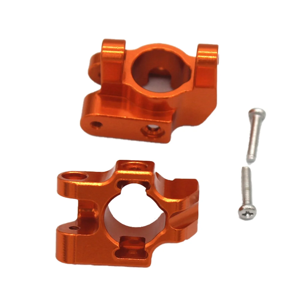 

Metal C-Hub Carrier Caster Block for 1/12 MN128 MN86S G500 Crawler Off Road Truck, Orange