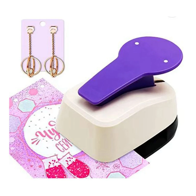 

Earring Card Punch Earring Hole Puncher For Double Post Punch Craft Lever Punch Handmade Paper Punch