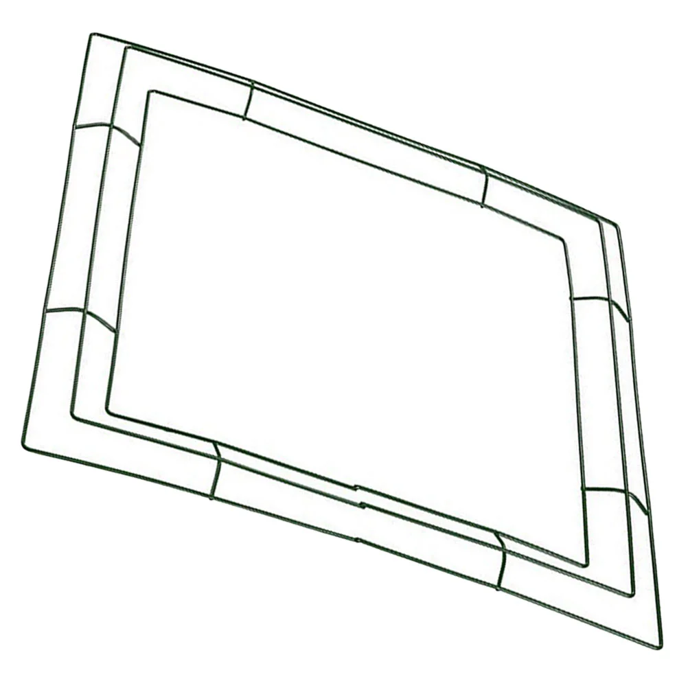 Украшение гирлянды DIY цветочные рамка квадратный венок аксессуары украшают