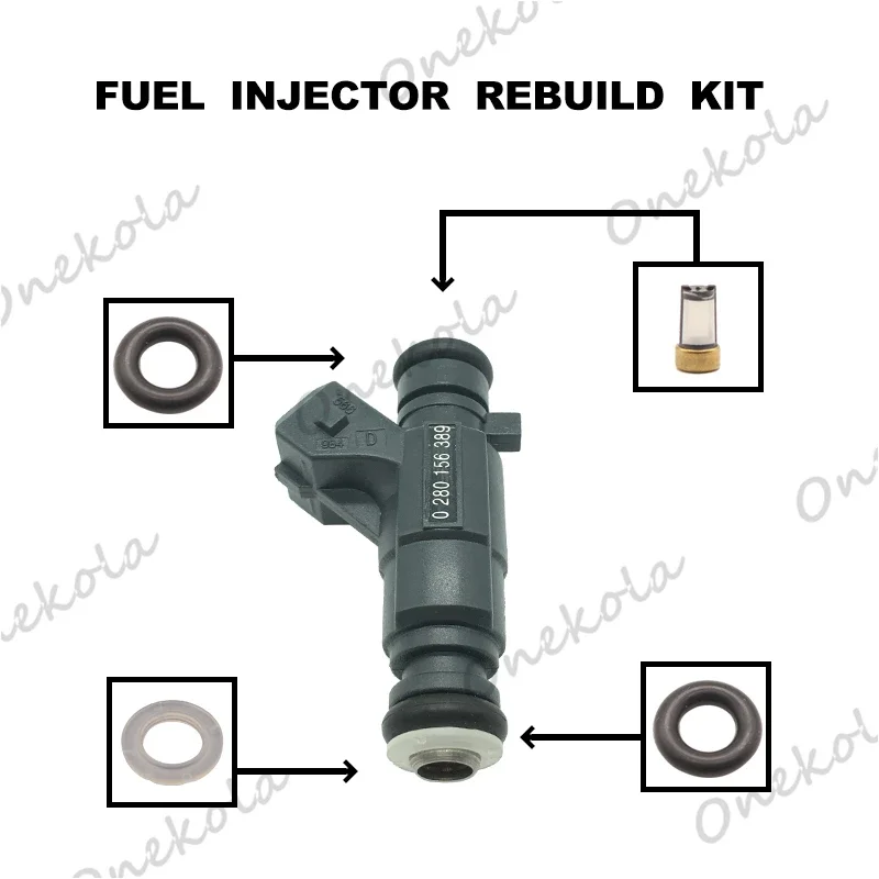Ремкомплект для обслуживания топливных форсунок Фильтры Уплотнения Втулки OEM: