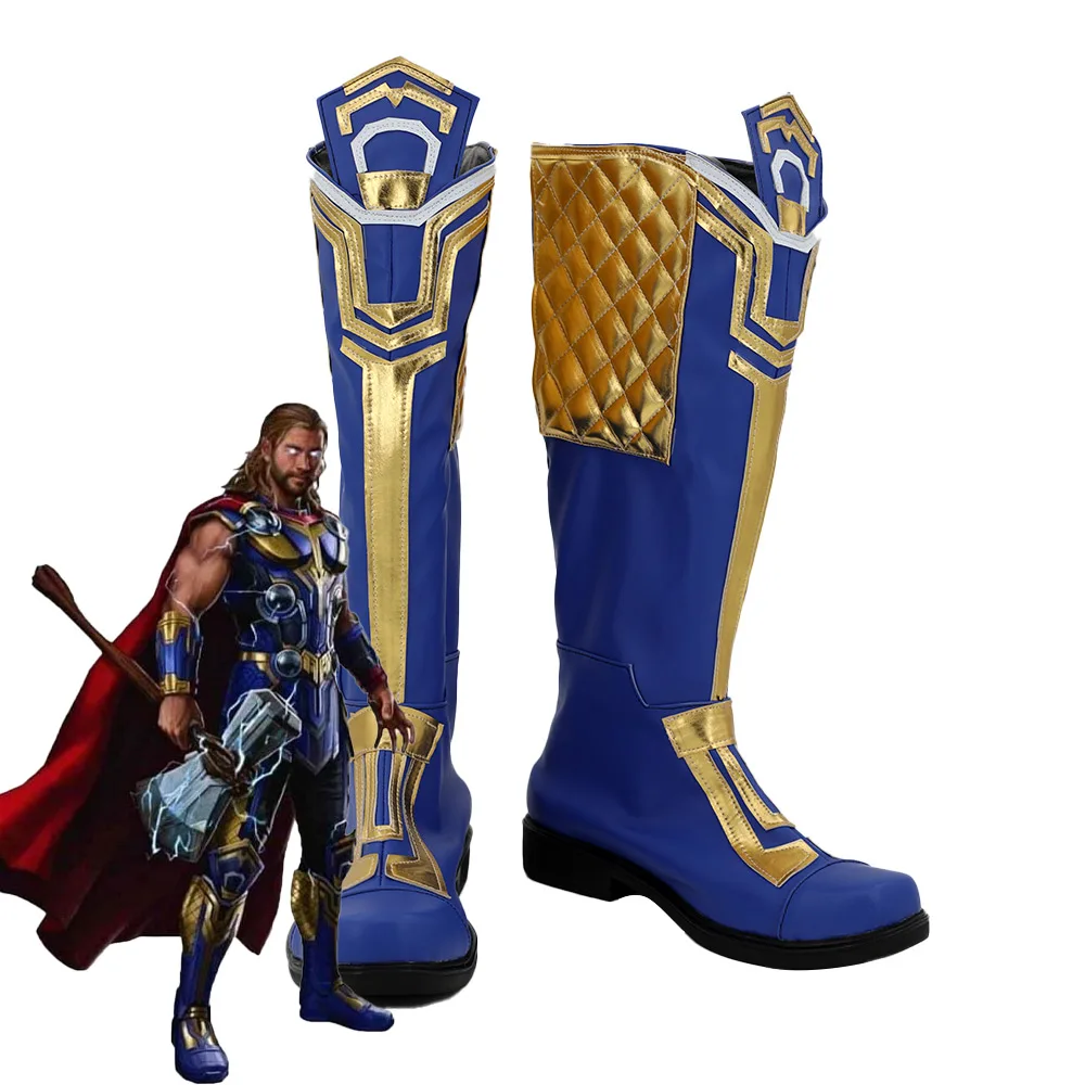 

Thor: Love and Thunder (2022) Thor Cosplay Shoes Boots Halloween Costumes Accessory Custom Made