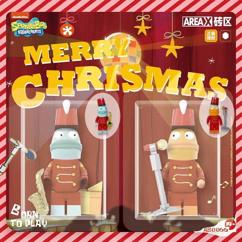 Губка Боб Квадратные Штаны Собранные Строительные Блоки Кукла Подвесная Карта