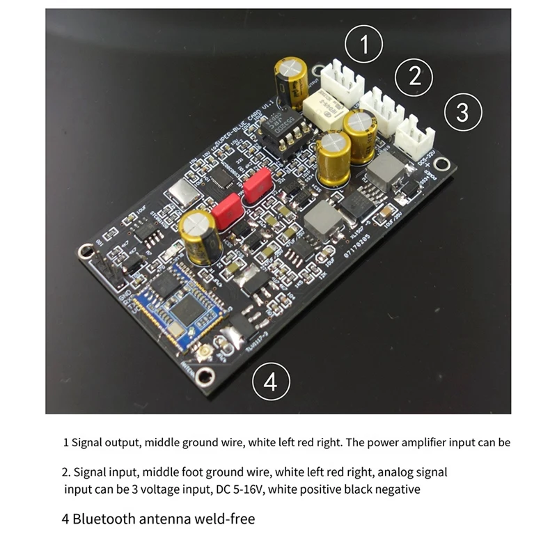 Фото Upgrade Bluetooth 5.3 AK4493S Decoding Module Analog Input Hard Decoding For APTX HD LDAC №4