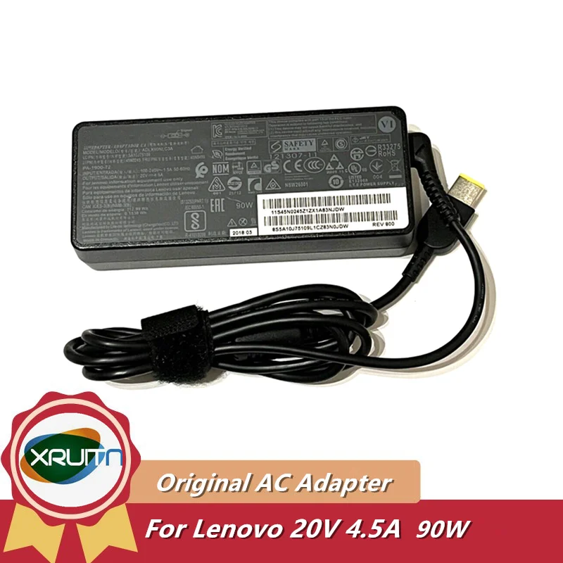 

Original ADLX90NDC3A 20V 4.5A 90W ADLX90NCC3A Laptop AC Adapter Charger For Lenovo ThinkPad Carbon X1 Power Supply ADLX90NCC3A