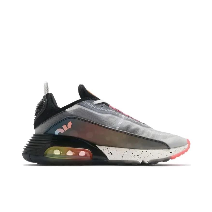 Мужские и женские кроссовки Nike Air Max 2090 черные серые красные