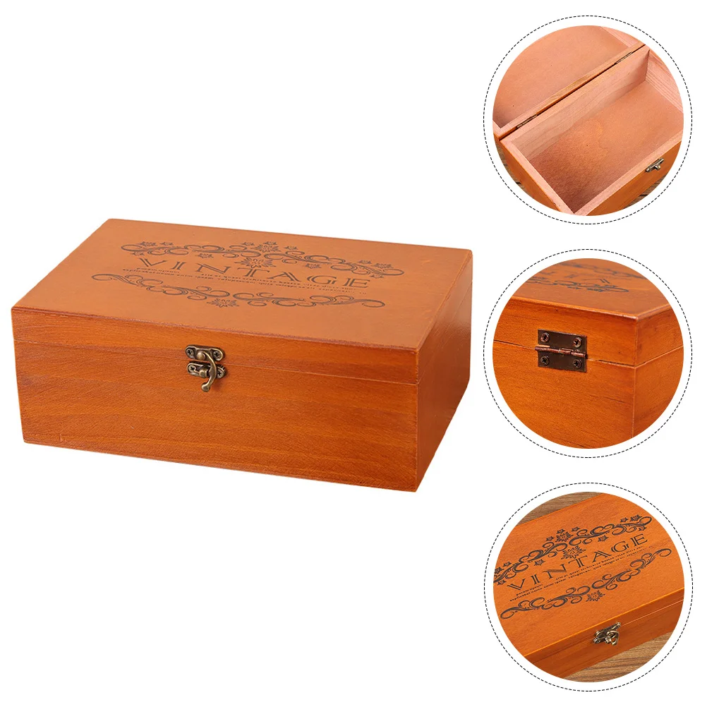 

Wooden Box Cookie Gift Boxes Treasure Containers Giving Storage Keepsake Jewelry Earrings Trinket