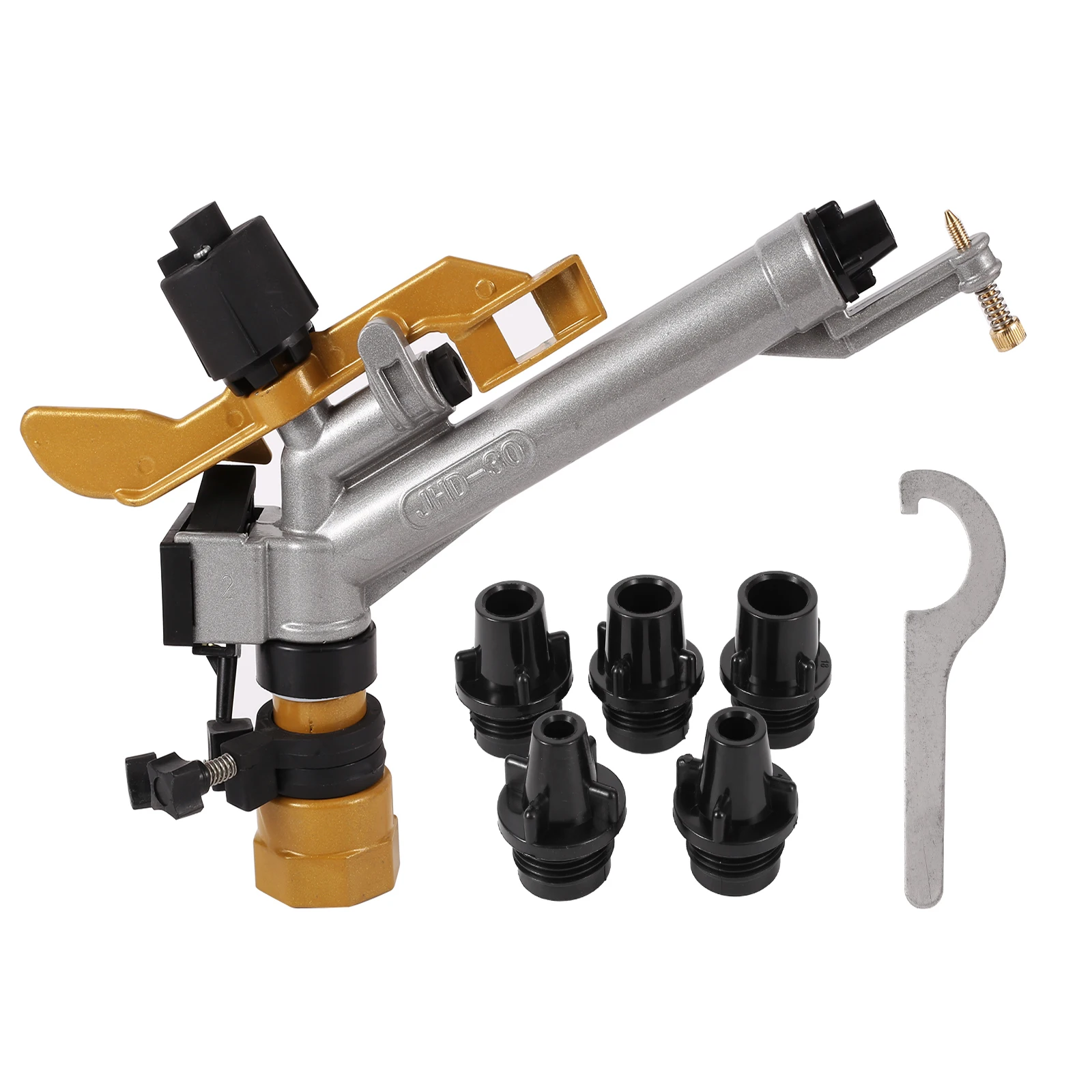 

1.5" Female Thread Big Covering Range Sprinklers Agriculture Farm Garden Irrigation Watering Rain Gun Lawn Park Sprinkler