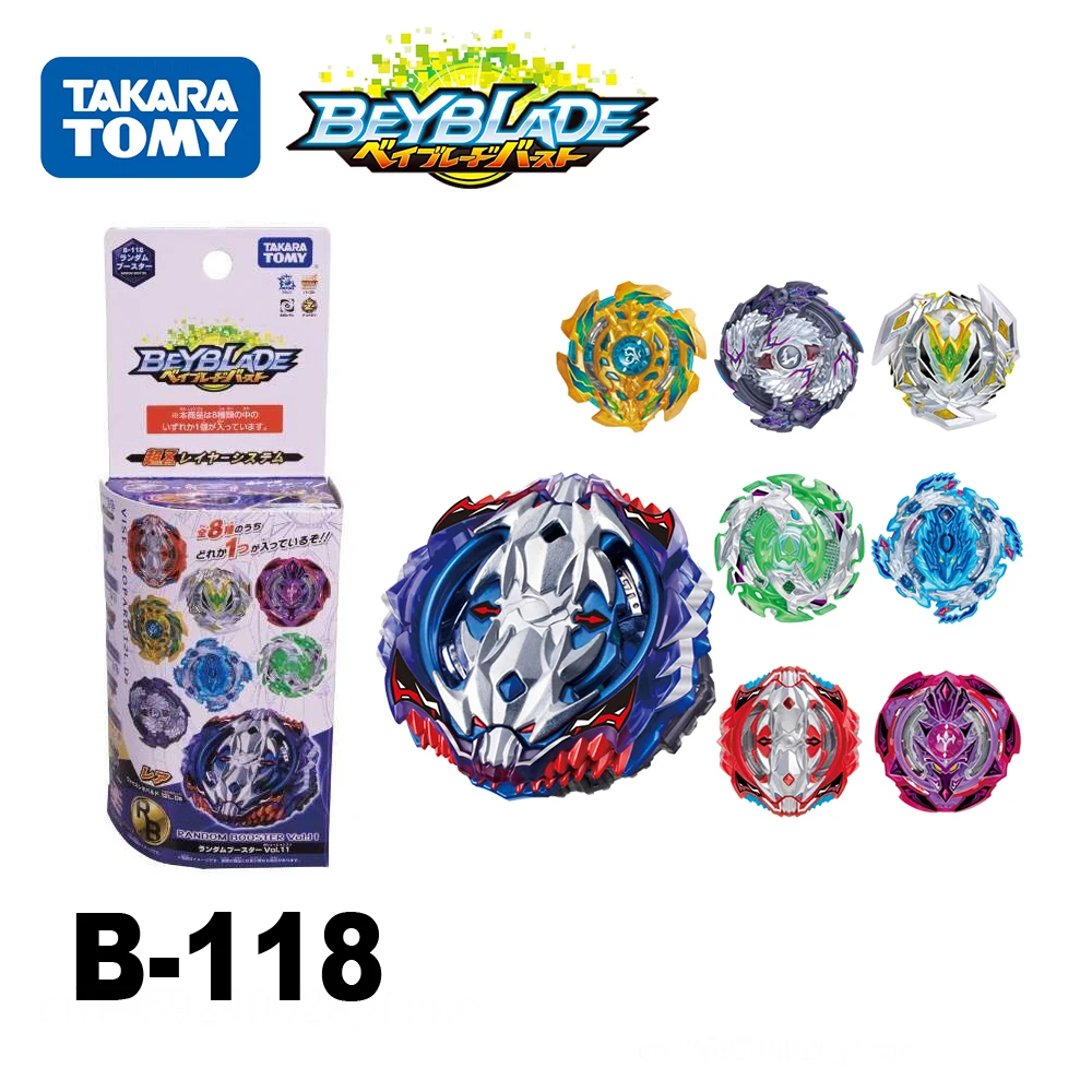 

Takara Tomy Original Beyblade Burst B118 B-118 Random Booster Vol. 11 Vise Leopard.12L.ds Collection Toys Beyblade Booster