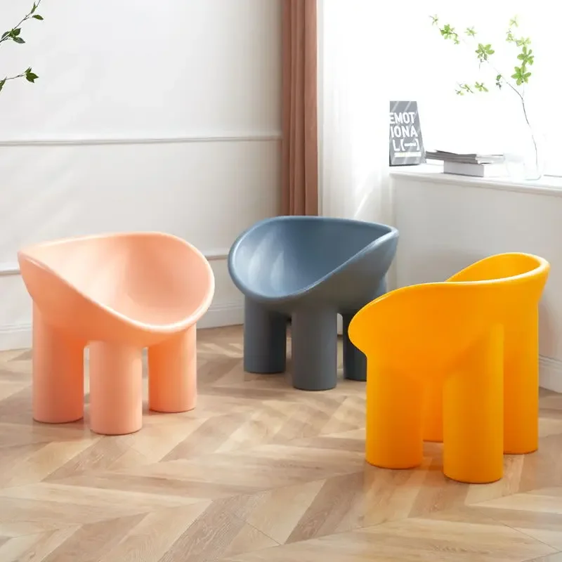 Nordic creative chair elephant leg lazy ins leisure sofa stool modern simple balcony shoe changing