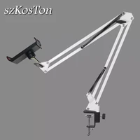 mobile phone tablet holder stand 360 degree flexible long arm lazy deskbed mount holder for iphone ipad air 6 11inch table