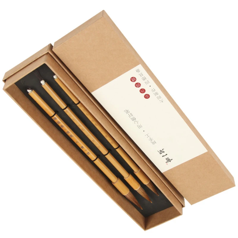 Ing Calligraphy Brushes Huzhou Calligraphy Brush Pen Chinese Seal Running Script Brushes Tinta China