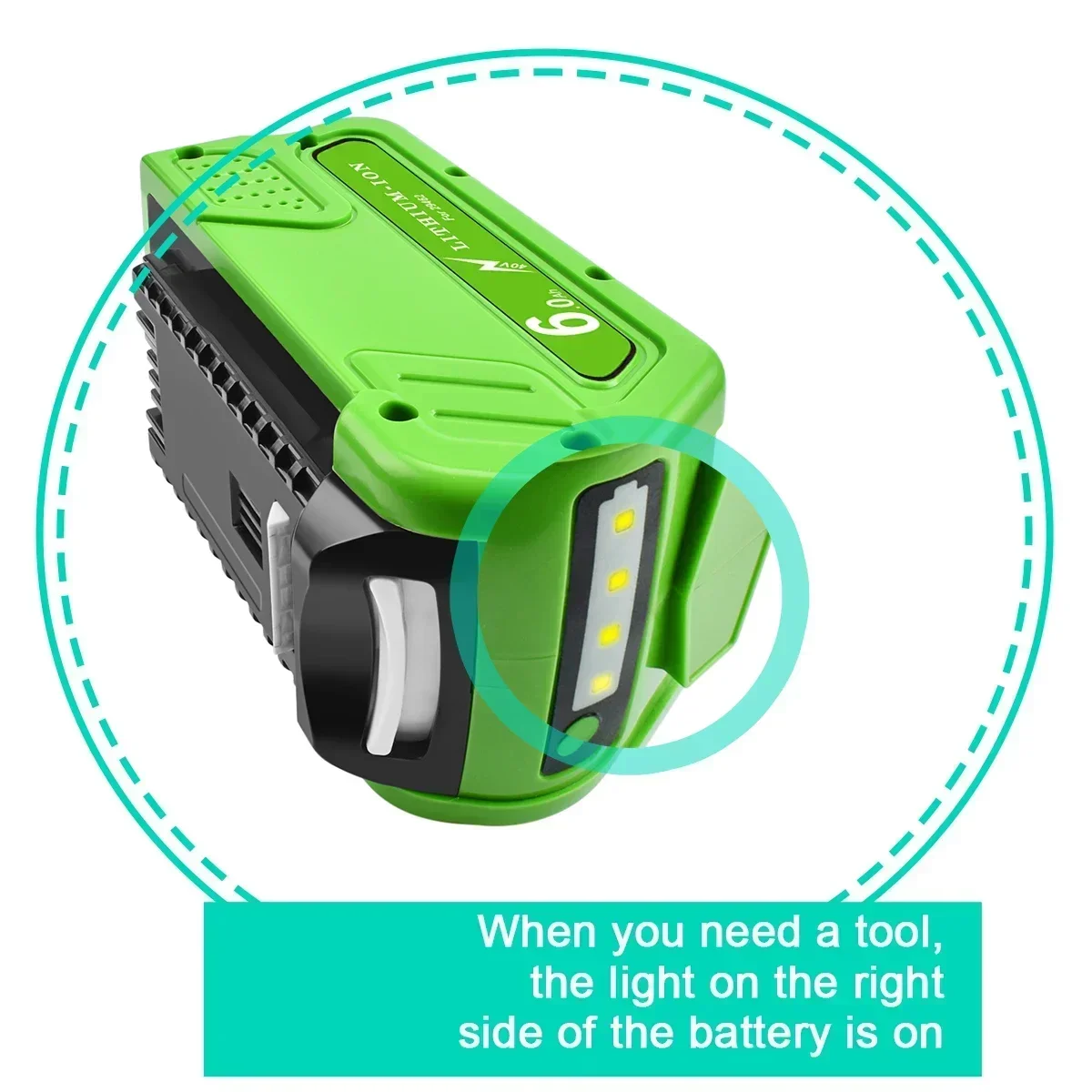 Аккумуляторная батарея для Greenworks 40 В G-MAX 6ah 29252 22262 25312 25322 20642 22272 27062 y 21242