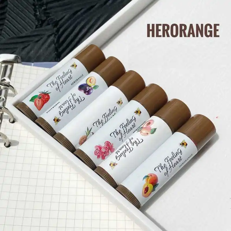 Фруктовый бальзам для губ увлажняющий питательный блеск губная помада с