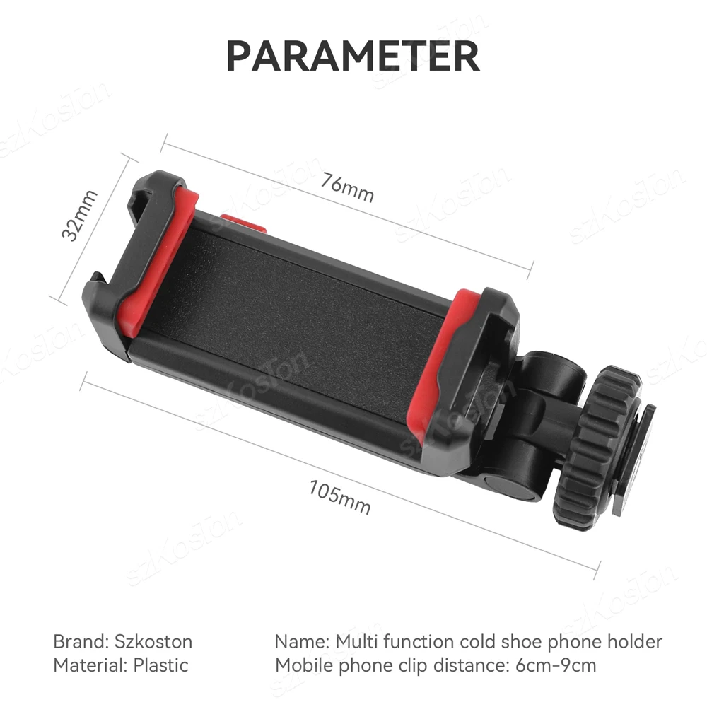 Штатив для телефона универсальный адаптер крепления смартфона с 2 регулируемыми