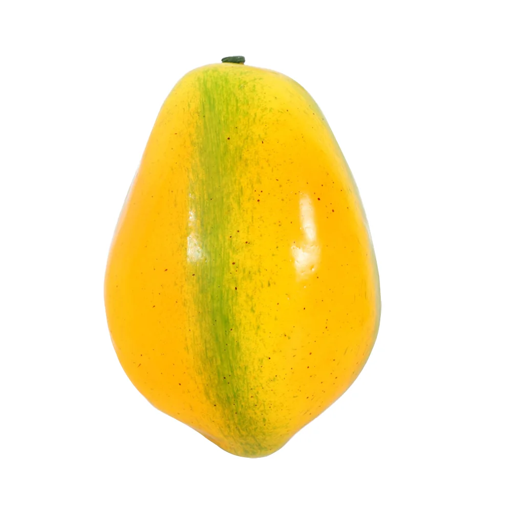 

Fruit Papaya Artificial Model Fake Realistic Simulation Props Vegetablesfor Decorative Display Imitation Decorations Prop Mini