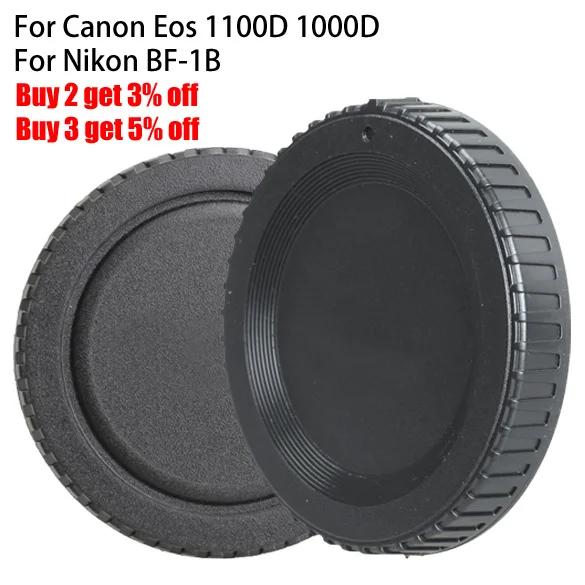 

Body Cap Cover for Canon Eos 1100D 1000D 600D 550D 500D 450D 1D 7D 5D 5DII for Nikon DSLR SLR Camera BF-1B Accessories