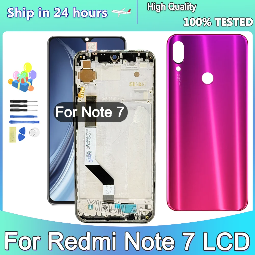 6 3 &quotдля Xiaomi Redmi Note 7 ЖК-дисплей дигитайзер сенсорного экрана для M1901F7G замена