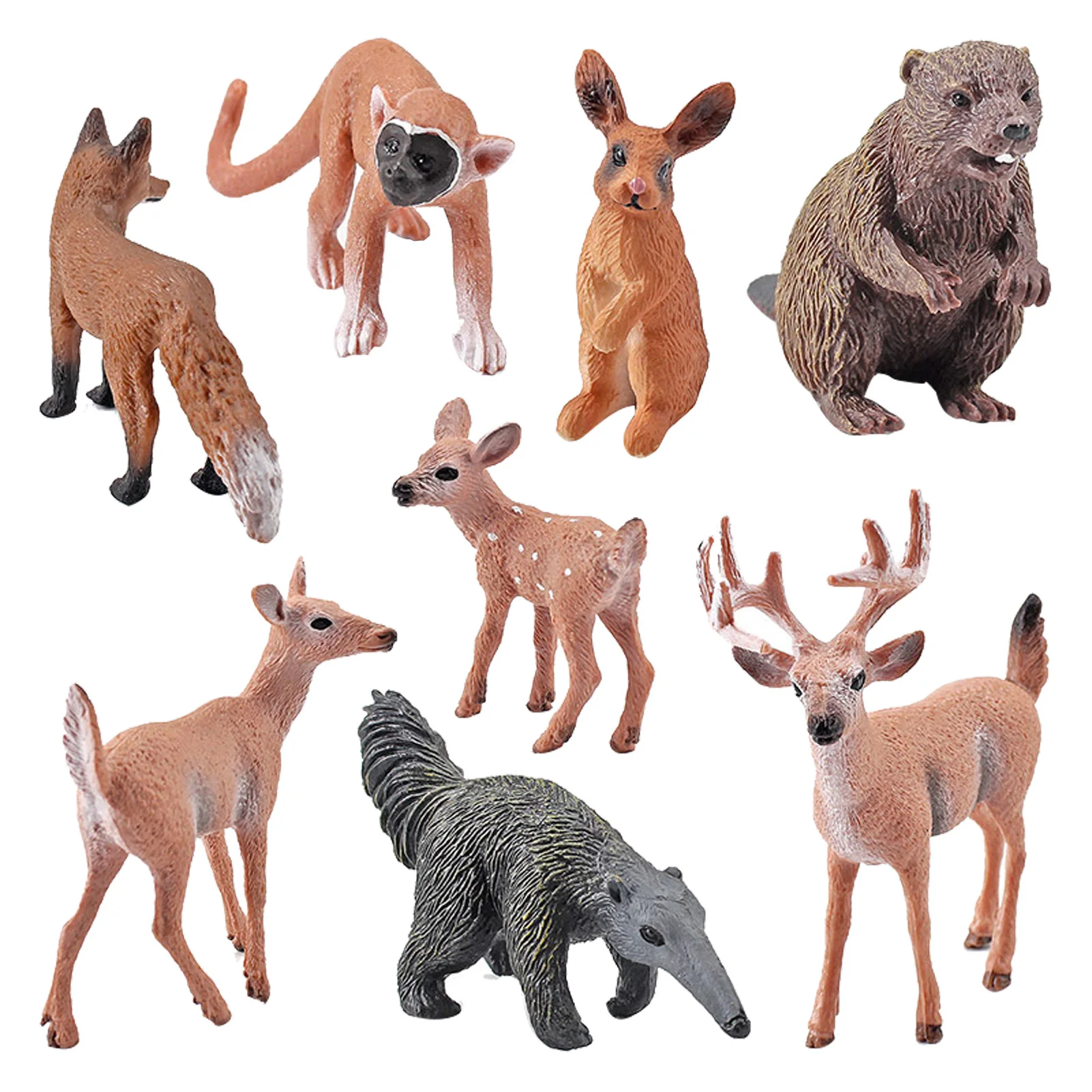 

Wilderness Animals Figures Wilderness Animal Figures Miniature Toys Cake Toppers Toys As Holiday Birthday Gift for Young Ages Bo