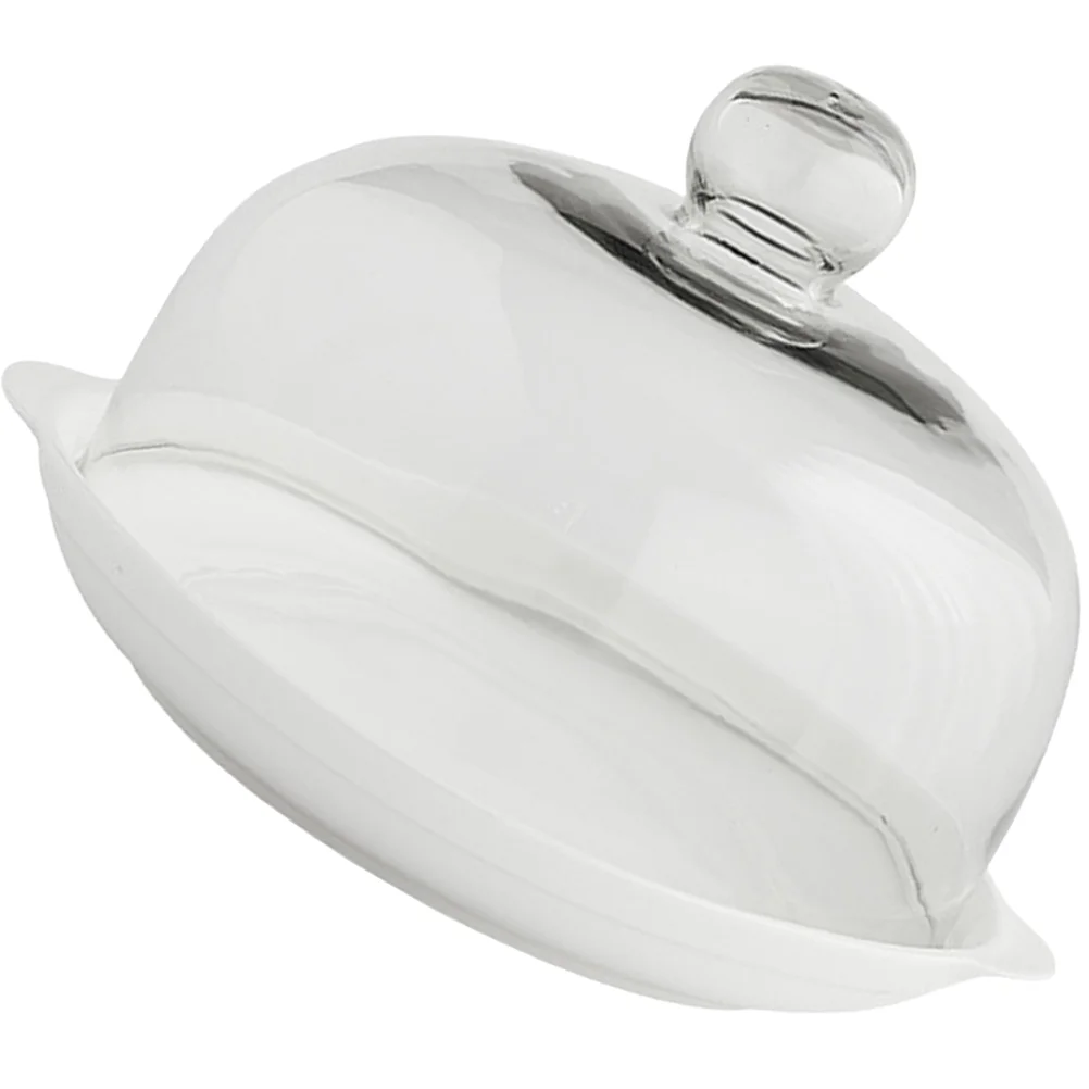 

Cake Plate Dome Tray Standserving Cover Dessert Displayglass Cloche Cheese Platter Server Dish Microwaveable Appetizer Ceramic