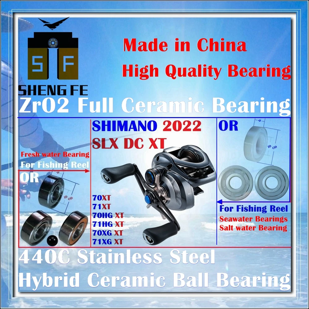 Ceramic Bearings For 2022 SHIMANO SLX DC XT(70XT/71XT/70HG X
